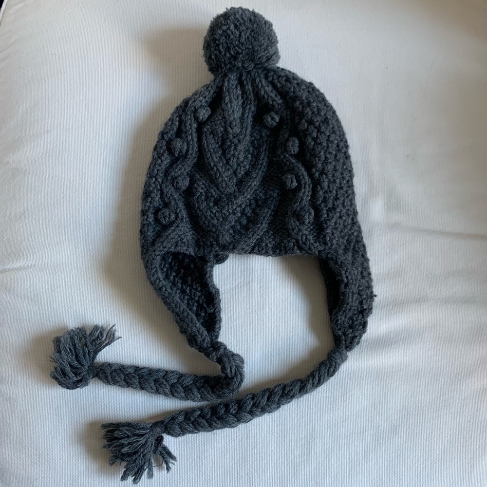 Grey Knitted Hat